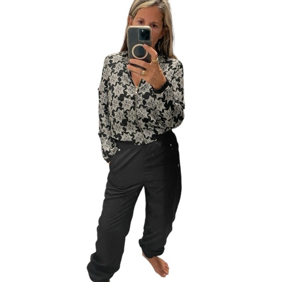 Jamie Sadock Black Wind Resistant Golf Track Pull on Pockets joggers.Size M - Picture 2 of 14